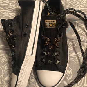 Converse, black, size 6. New without tags.